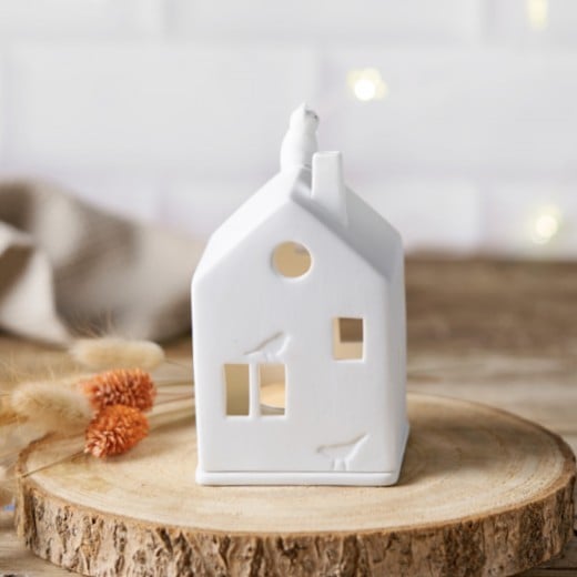 Image of Maison photophore Chat sur le toit