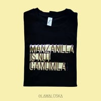 MANZANILLA T-SHIRT  BLACK ED