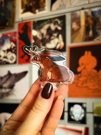 Image 2 of Small Jackalope Acrylic Standee