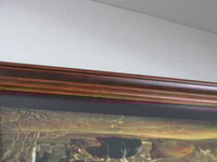 Image 17 of River Landscape with Horses and Peasants by Aelbert Cuyp (b 1620) Vintage Art Print (detail) Framed