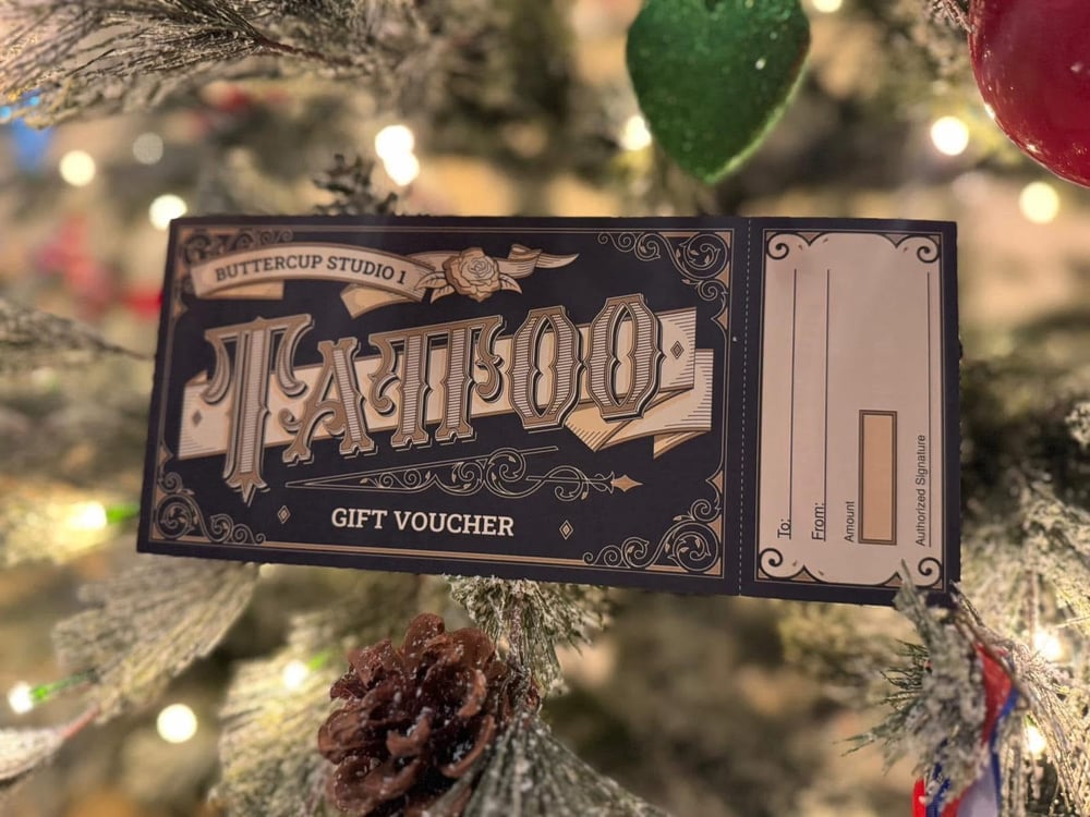 Christmas Tattoo Gift Box with a Voucher