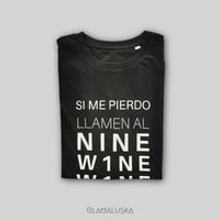 NINE W1NE W1NE T-SHIRT BLACK ED