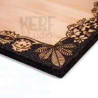 Image 2 of Gesztenye mintás vágódeszka | Chestnut pattern cutting board