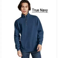 Image 6 of Unisex Quarter-Zip Company Logo Embroidered Sweatshirt 1580