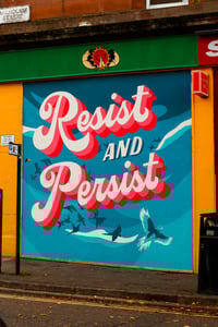 Image 2 of Resist & Persist: Burds of the Brush A3 Charity Risograph Print