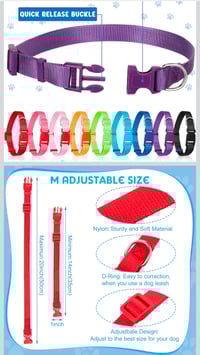 Image 6 of Embroidered Dog Collar