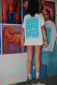 Image 3 of Nina Minnebo - Weights before dates T-shirt