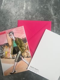 Image 2 of Catwalk Illustration Prada SS24 A5 Art Card