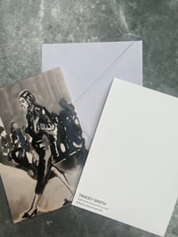 Image 2 of Catwalk Illustration Prada SS24 A5 Artcard with envelope