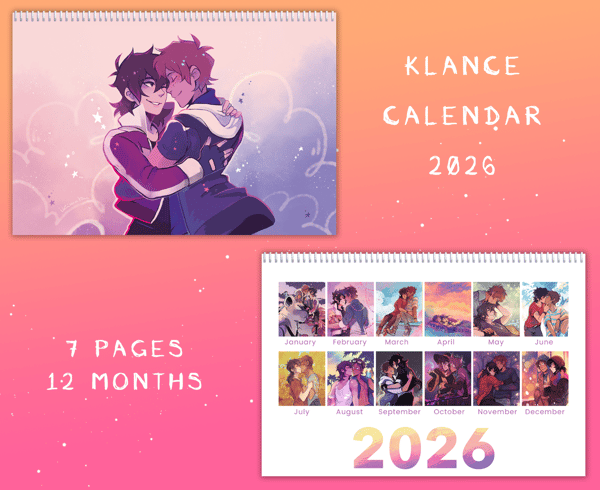 Image of [PREORDER] Klance Calendar 2026