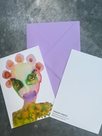 Image 2 of Zelda Inky Face A4 Giclee Print or A5 Art Card