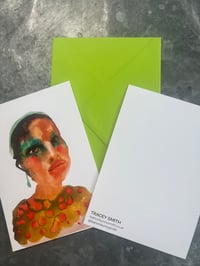 Image 2 of Dana Inky Face A4 Giclee print or A5 Art Card