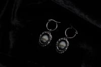 Image 2 of Dead Good silver plated teeth earrings