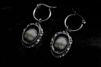 Image 1 of Dead Good silver plated teeth earrings