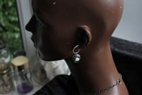 Image 5 of Dead Good silver plated teeth earrings