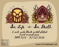 Image 1 of PREORDER: In Life As In Death Radio Pins