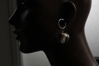 Image 8 of Dead Good real human teeth glass and steel earrings 