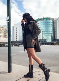 Image 3 of ABRIGO OLIVO CAMALEÓNICA 