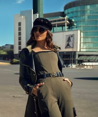 Image 4 of ABRIGO OLIVO CAMALEÓNICA 