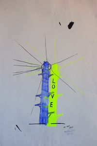 Image 2 of Telegraph Love by 'The Naked Artist' aka Suzie