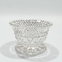 Image 6 of Bonbonnière ou sucrier en cristal vintage avec couvercle 1970s - Pot en cristal