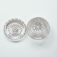 Image 7 of Bonbonnière ou sucrier en cristal vintage avec couvercle 1970s - Pot en cristal