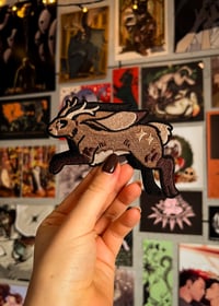 Image 2 of Jackalope Embroidered Patch