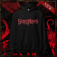 Image 2 of red chrysalis Hoodie