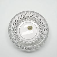 Image 6 of Bonbonnière ou sucrier en cristal d'Arques vintage avec couvercle 1970s - Pot en cristal