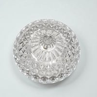 Image 4 of Bonbonnière ou sucrier en cristal d'Arques vintage avec couvercle 1970s - Pot en cristal