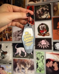 Image 2 of Night City Life! - No Good Endings | Double Sided Keychain | Cyberpunk