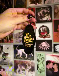 Image 3 of Night City Life! - No Good Endings | Double Sided Keychain | Cyberpunk