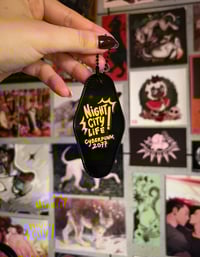 Image 1 of Night City Life! - No Good Endings | Double Sided Keychain | Cyberpunk