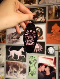Image 1 of AOB Thoughts - Don't Touch My Ao3 History | Double Sided Keychain | Omegaverse