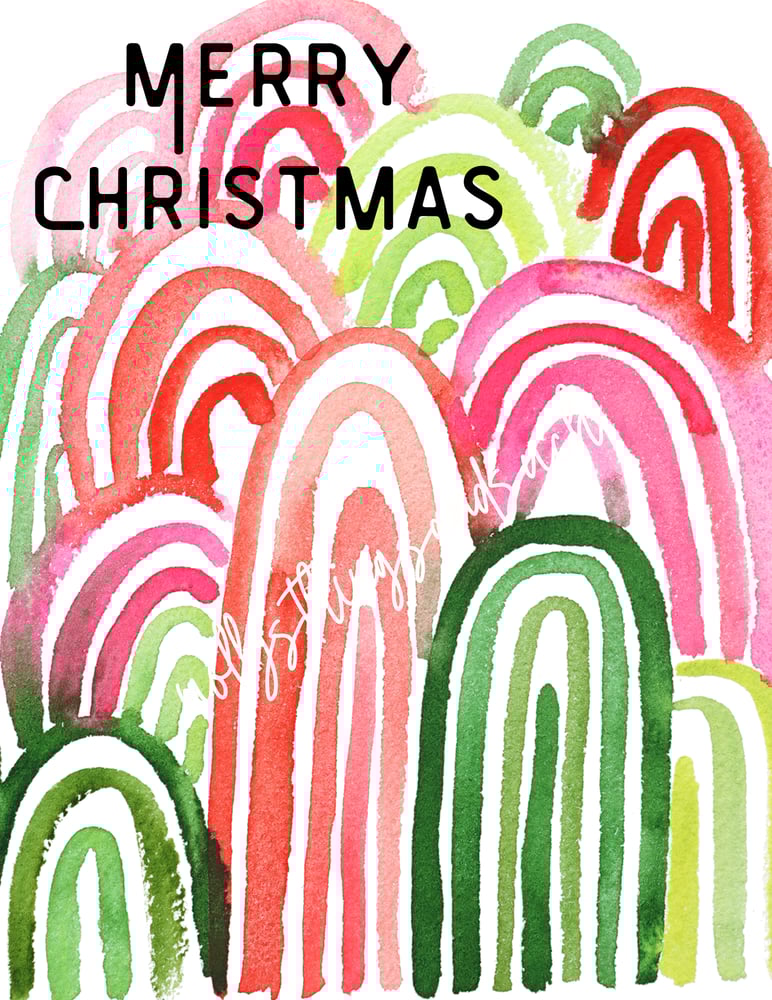 Image of Merry Christmas Art Print