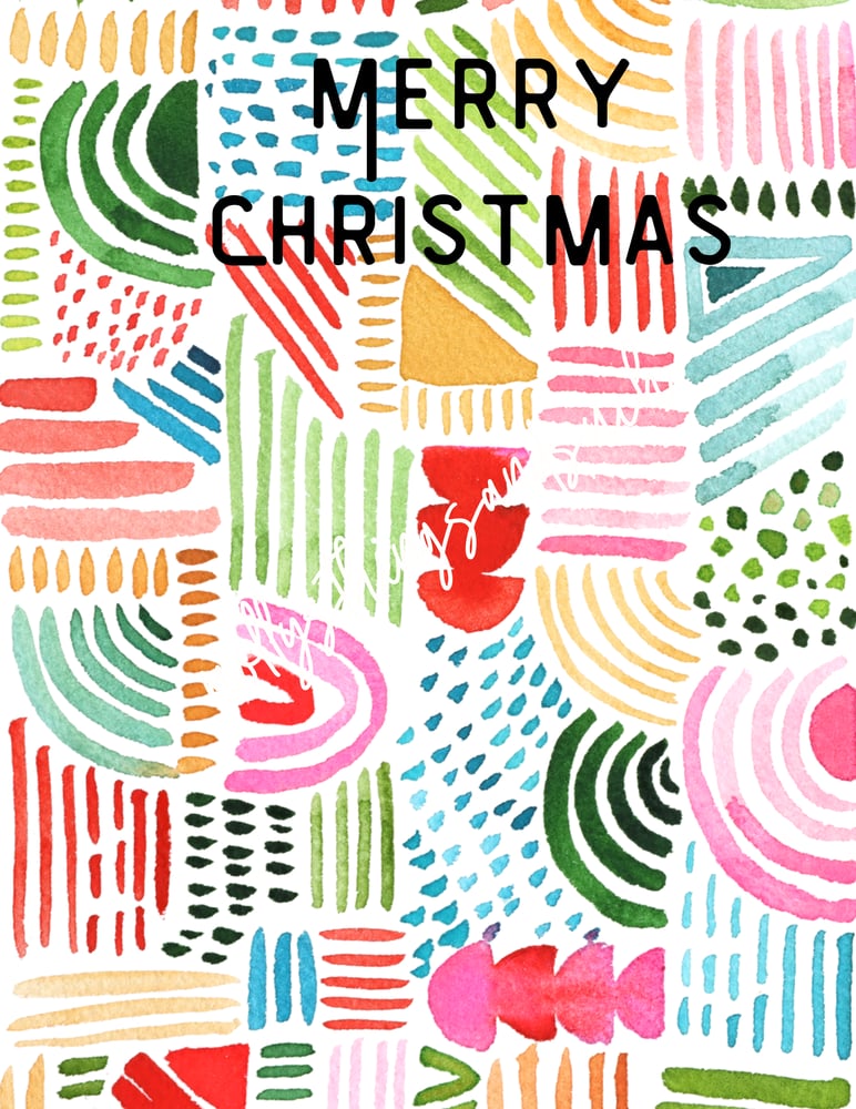 Image of Merry Christmas Art Print