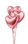 Image of 18" Foil Heart Balloons