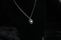 Image 2 of Dead Good Tooth necklace silver bezel