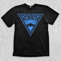 TOTEM CAT RECORDS - Acid Cat T-Shirt (Blue) 