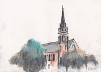 Image 2 of Glasgow Climbing Centre, Ibrox - Pencil, Charcoal and Soft Pastels on Paper 