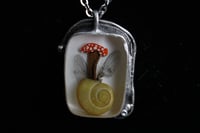 Image 4 of Dead good snail mushroom and fly wing necklace 