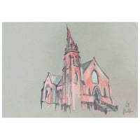Image 1 of  Glasgow Climbing Centre - Pencil and Soft Pastels on Paper   
