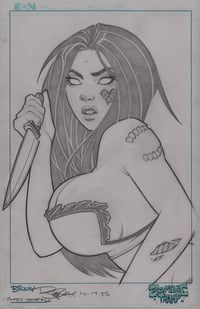 Image of Zombie Tramp #60 Original Cover Art