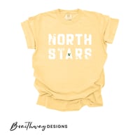 Image 5 of PREORDER - NORTH STARS HOCKEY GREEN GOLD TEE - ADULT