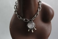 Image 3 of dead good selenite and fox bones necklace 