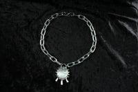 Image 1 of dead good selenite and fox bones necklace 