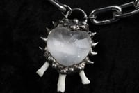 Image 5 of dead good selenite and fox bones necklace 