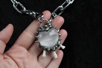Image 6 of dead good selenite and fox bones necklace 