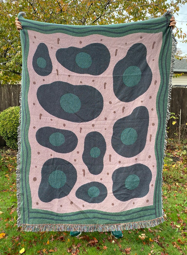 FRIED EGG THROW BLANKET Image 4