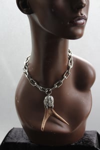 Image 6 of Dead Good naturally shedded antler statement necklace 